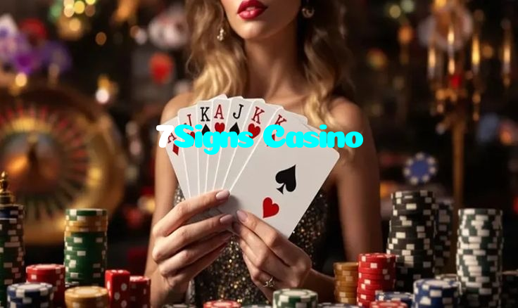 7Signs Casino casino presented on mobile device in Pakistan with slots and live games
